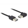USB-kaabel DeLOCK 85176 USB 2.0 0,5 m Must