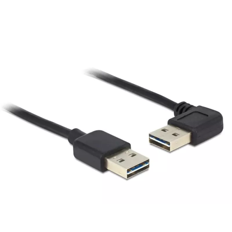 USB-kaabel DeLOCK 85176 USB 2.0 0,5 m Must