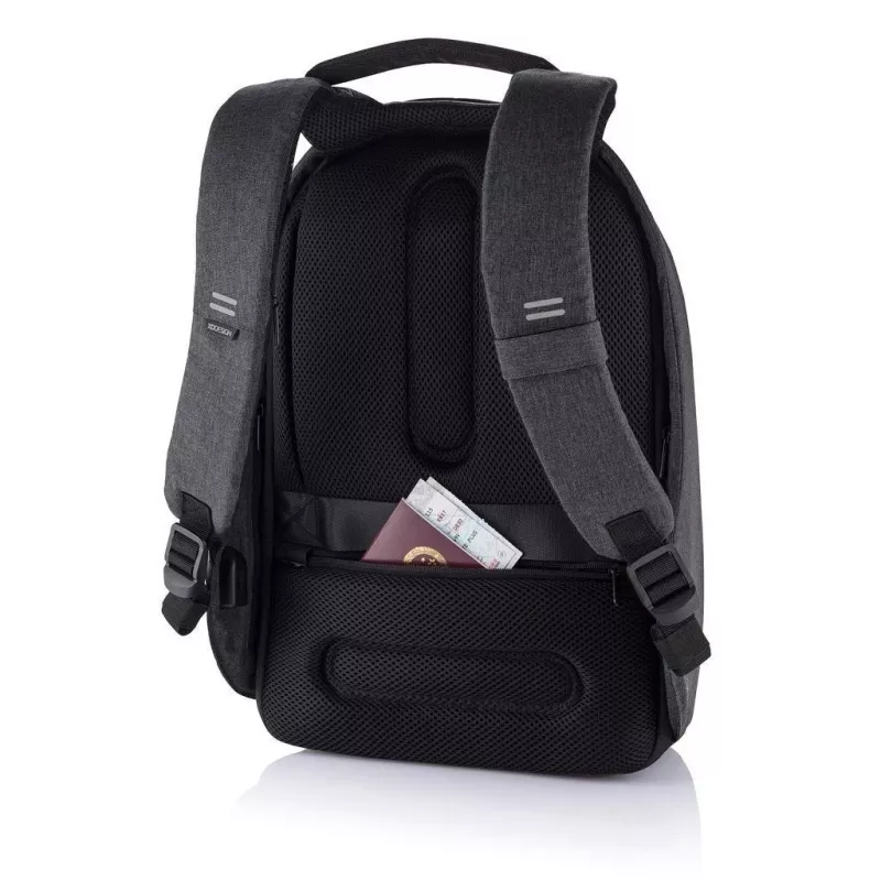Seljakott XDDESIGN P705.291 antratsiit — 18 L, sülearvuti- ja tahvelarvutisahtlid, lukustatav peamine liugur