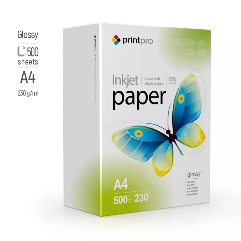 Fotopaber ColorWay PrintPro PGE230500A4 230 g/m², A4, 500 lehte