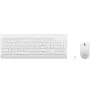 Täissuuruses mehaaniline klaviatuuri ja hiire komplekt Lenovo GX30W75336 — USB + Bluetooth, QWERTY, valge