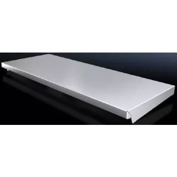 Pealmine paneel rack'ile Rittal AX 2474.010 — roostevaba teras, 760×300 mm