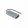 Dicota USB-C 8-in-1 Multi Hub 4K PD 100W hõbedane