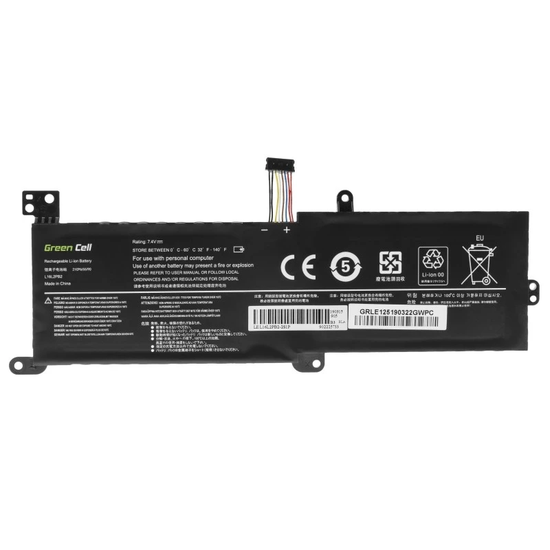 Aku roheline Cell LE125 Lenovo IdeaPadile (7,4 V, 3500 mAh, LiPo, must)