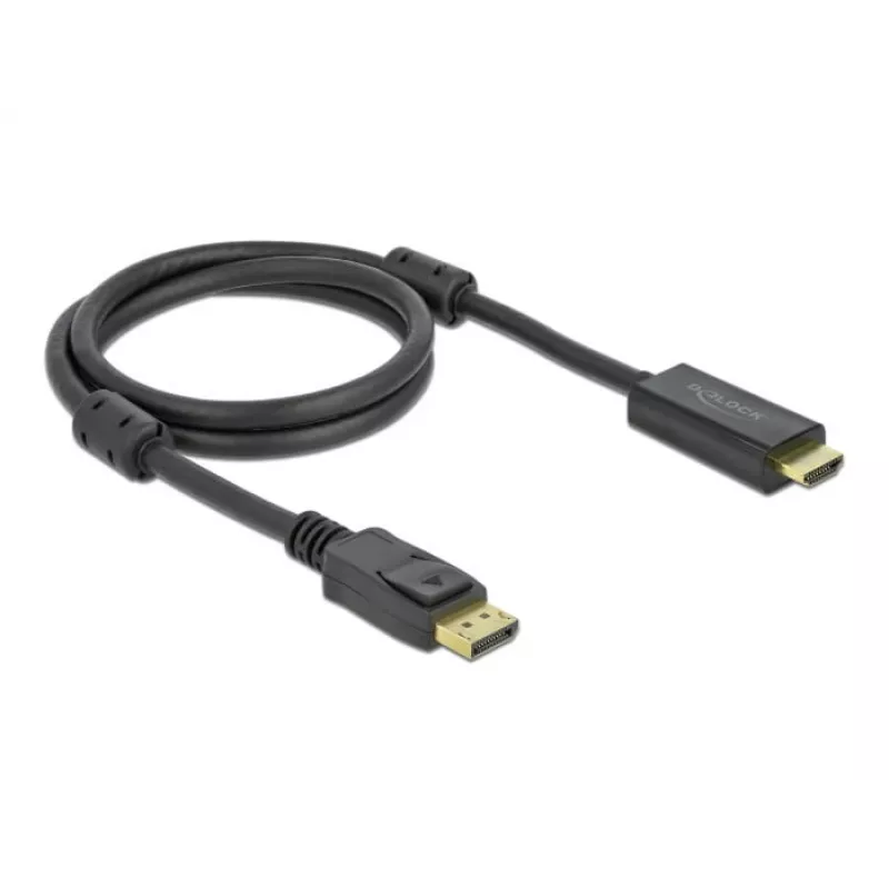 Kaabel DeLOCK Aktiivne DisplayPort 1.2 HDMI-le 4K 60 Hz 1 m
