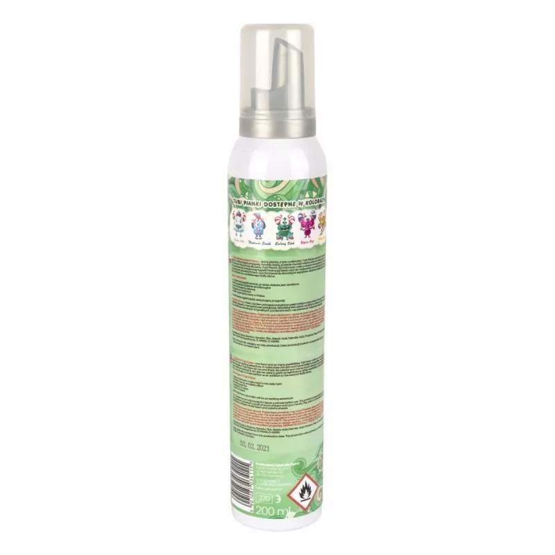 Vannivahust mänguasi Tuban TUBI FOAM ROHELINE 200 ml poistele ja tüdrukutele