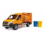BRUDER mudelsõiduk MB Sprinter munitsipaalprügiauto BR-02682, mänguauto koopia