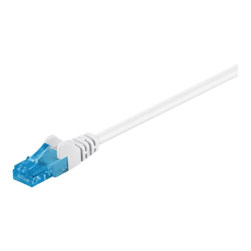 Goobay CAT 6a U/UTP CU 1m valge