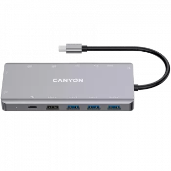 Canyon USB-13-in1 HUB USB-C 2xHDMI 4xUSB 2xUSB-C RJ45 VGA jaemüük