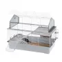 Puur Ferplast Barn 100 küülikutele ja merisigadele, metall/plast, 960×570×730 mm, taupe/valge