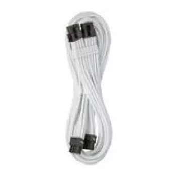 CableMod C-Series Pro ModMesh sildühendusega kaabel - 8+8-kontaktiline PCIe, valge, 60 cm