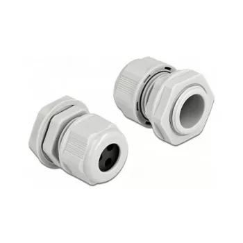 DELOCK 60376 kaablitihend, hall plastik, 2 tk