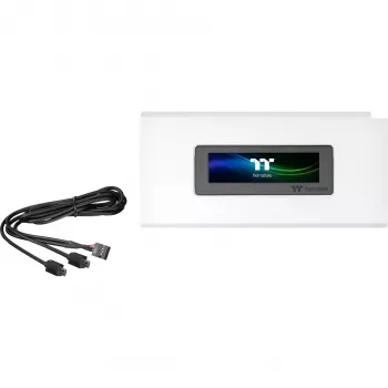 Thermaltake LCD-paneeli komplekt Snow Valge Ceres 500 ja Ceres 300 TG ARGB Snow jaoks