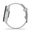 Nutikell GARMIN Forerunner 165 — GPS, AMOLED 1,2 tolli, 4 GB, 5 ATM, aku kestvus 11 päeva, hall korpus, valge rihm