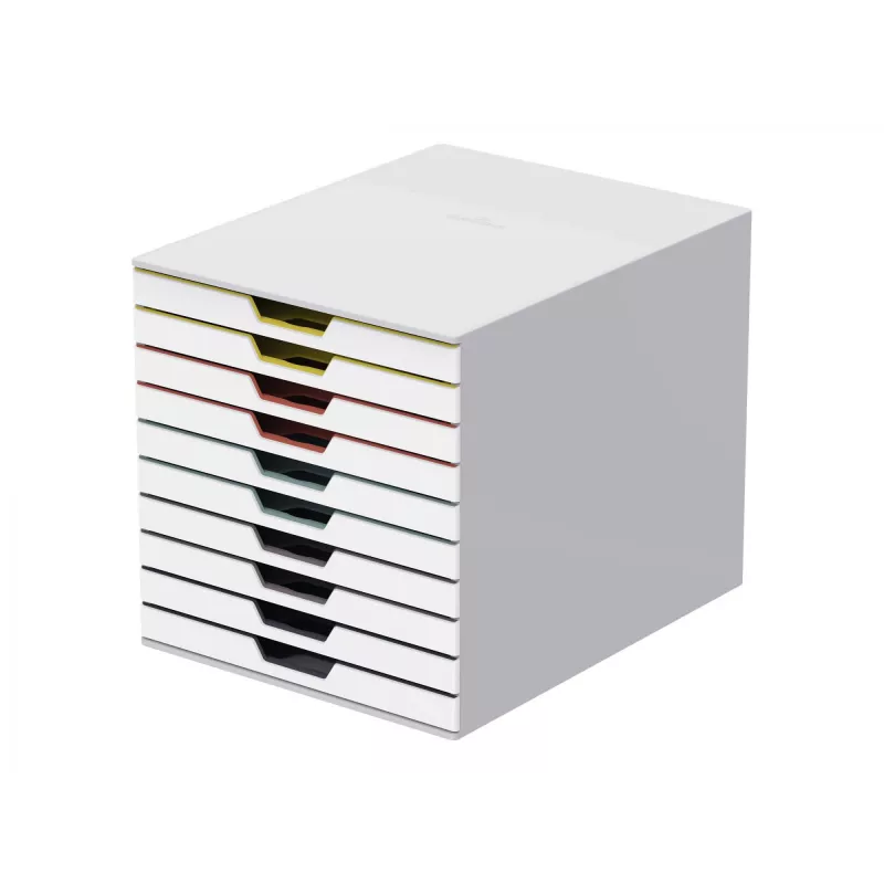 Failihoidla Durable VARICOLOR Mix 10 Plastikust Mitmevärviline Valge 763027