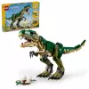 Ehituskomplekt LEGO Creator 3-in-1 T.Rex ehitatav mudelikomplekt, 626 tk, 150 mm kõrgus, vanus 9+