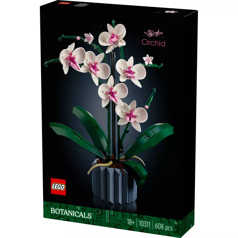 LEGO 10311 Icons Orhidee Kunsttaimede Ehituskomplekt Lilledega Kodukaunistuse Aksessuaar Täiskasvanutele Botaaniline Kollektsioon Kingitus Abikaasale
