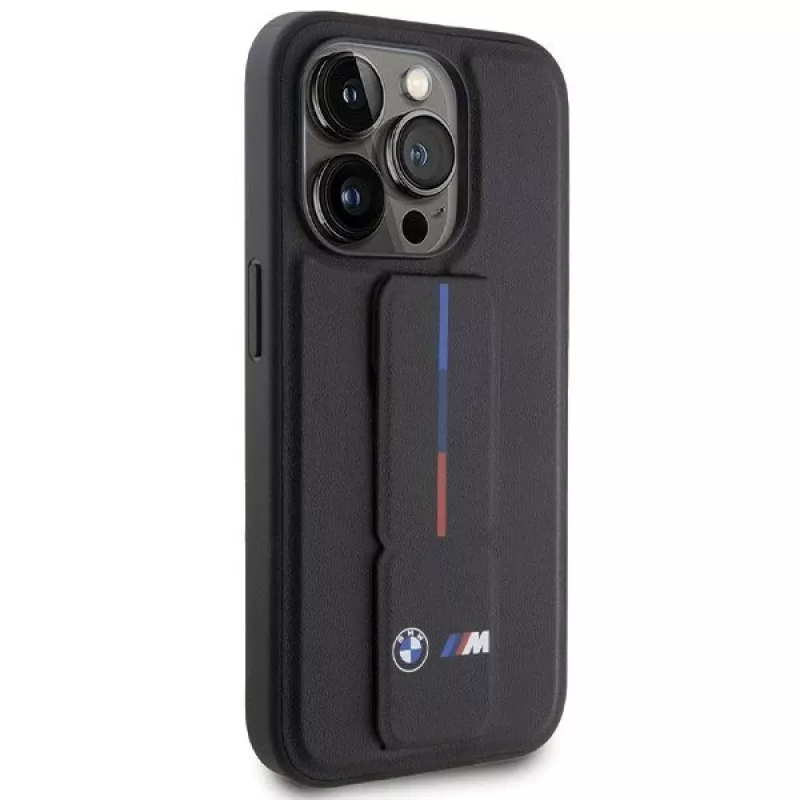 BMW | BMHCP15X22GSLK | Tagakaas | Apple | iPhone 15 Pro Max | TPU, PC, ökonahk | Must