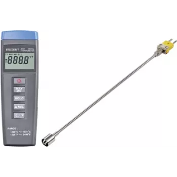 VOLTCRAFT K101 + TP 205 temperatuurimõõteriist -200 kuni +1370 °C, sondi tüüp K