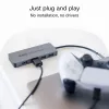 USB-jaotur roheline Cell HUB-GC-C4A — 4-pordiline USB-C 3.0 jaotur