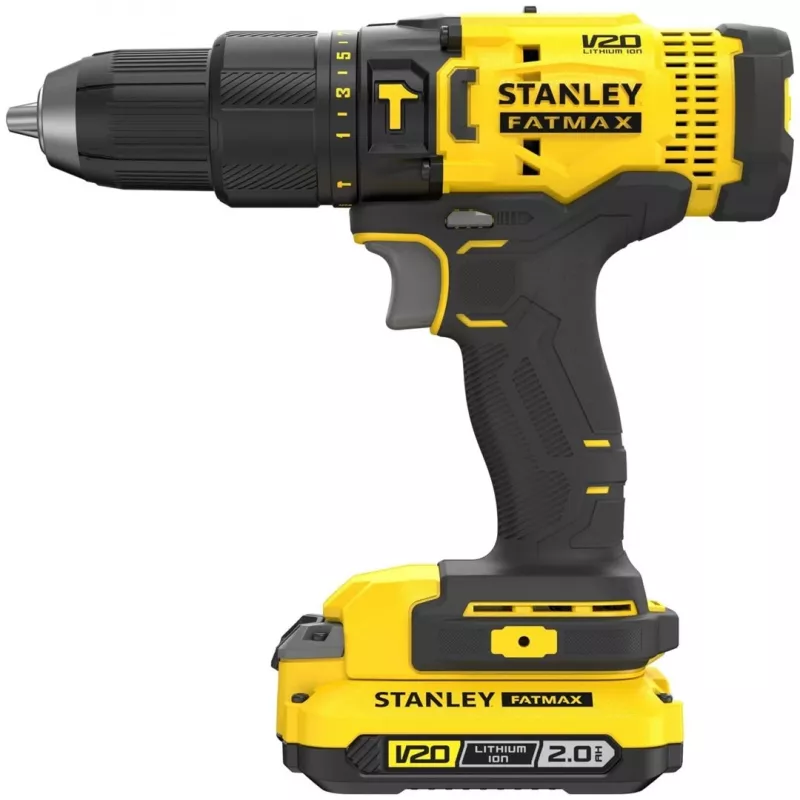 Juhtmeta trell STANLEY SFMCD711D2K 18V Li-Ion 2x2Ah, 2-käiguline, 80 Nm, LED, kohver