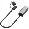 ALLNET ALL-NC-2.5G-USBC_A USB 3.0 USB-C ja Type-A 2,5 Gbps Multi-Gigabit LAN Etherneti adapter