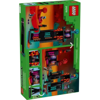 LEGO Minecraft komplekt 21279 The Enderman Tower, 867 detaili, 2 minifiguuri, 450 mm kõrge
