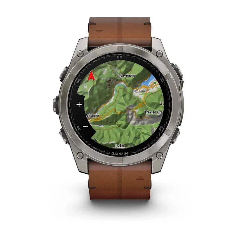Garmin Fenix 8 3,56 cm (1,4) AMOLED 51 mm digitaalne 454 x 454 pikslit puutetundlik titaan Wi-Fi GPS (satelliit)
