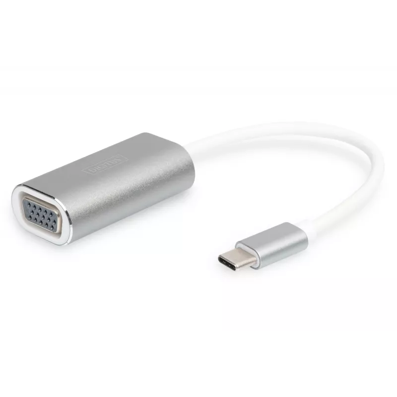 DIGITUS DA-70837 graafikaadapter VGA 1080p FHD to USB 3.0 Type C, alumiiniumist