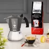 Kohvimasin BIALETTI BRIKKA INDUCTION 4TZ 180 ml Antratsiit, Hõbe