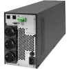 Qoltec 52281 katkematu toiteallikas (UPS) topeltmuundusega (Online) 2 kVA 2000 W 3 pistikupesaga
