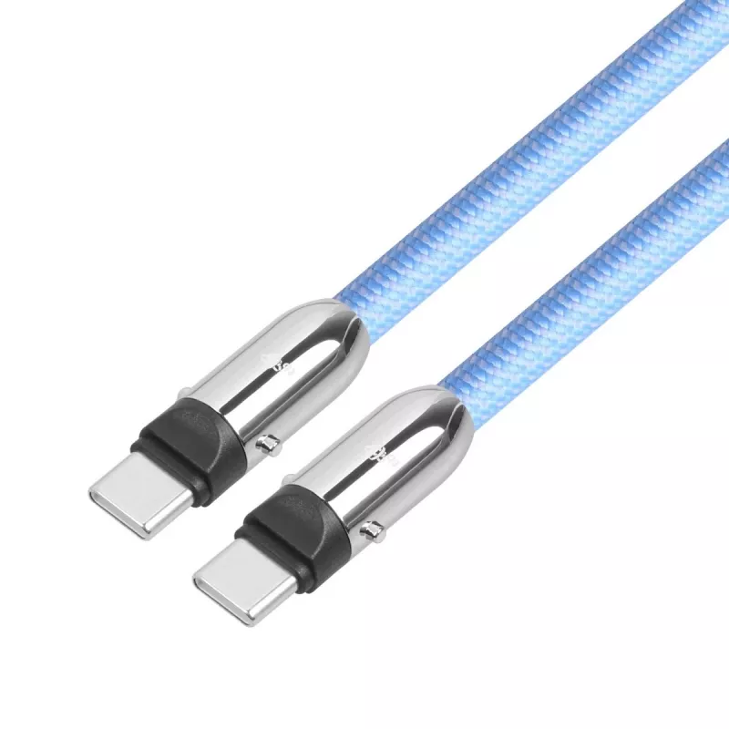 2in1 USB-C kaabel 1m sinine