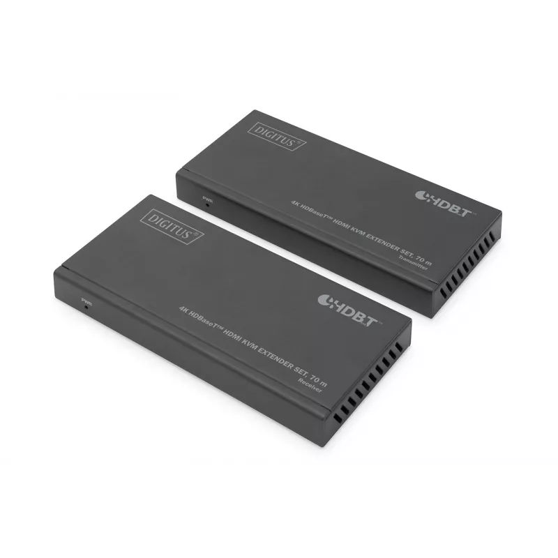 KVM-pikenduskomplekt Digitus 4K HDBaseT HDMI 70 m juhtmega