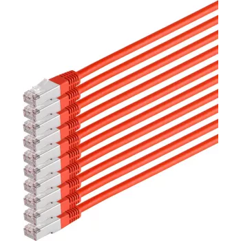 Võrgukaabel ShiverPeaks 75711-H0.25R-SET10 CAT6 S/FTP PIMF, 10-pakk
