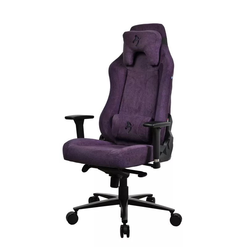 Mängutool Arozzi Vernazza SoftFabric lilla — ergonoomiline disain, reguleeritavad käetoed ja kõrgus