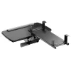 Maclean lauaalune klaviatuurihoidik, reguleeritav, max 5 kg, must, MC-156 B
