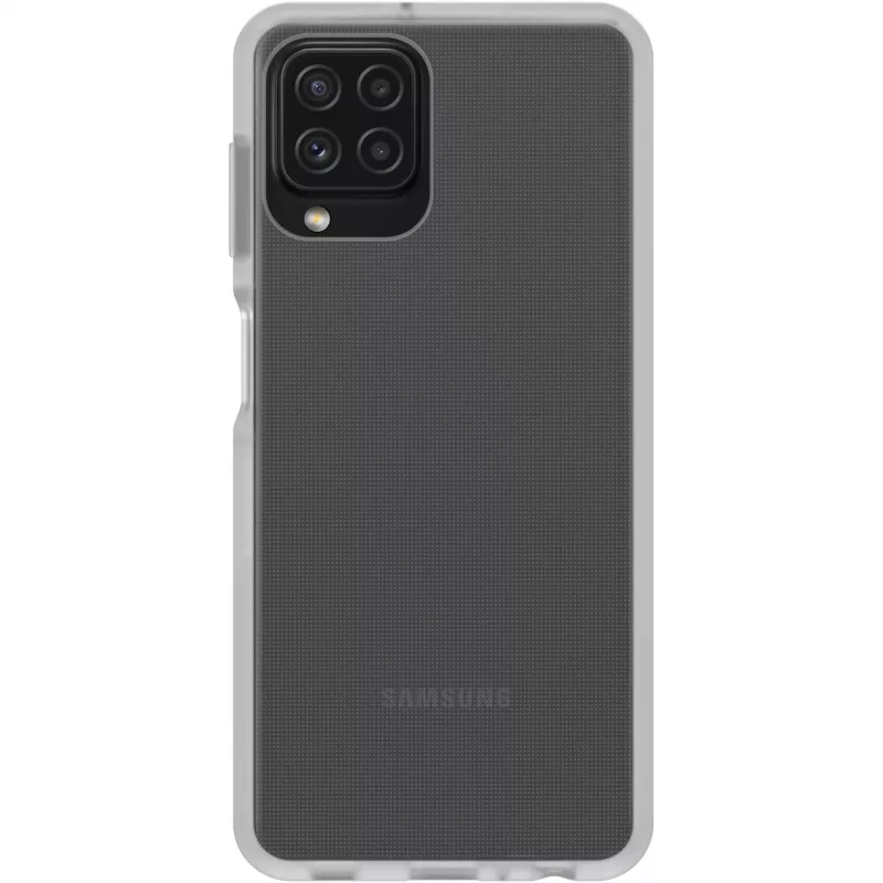React + Trusted Glass läbipaistev kaitseümbris + ekraanikaitse Samsung Galaxy A22 jaoks