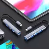 USB-jaotur QOLTEC 53792, USB-C 3.1 4-pordiline (USB 3.0 x1, USB 2.0 x3)