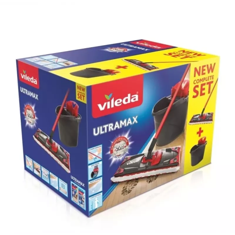 Vileda Ultramax Complete Mopi ja ämbri komplekt, hall