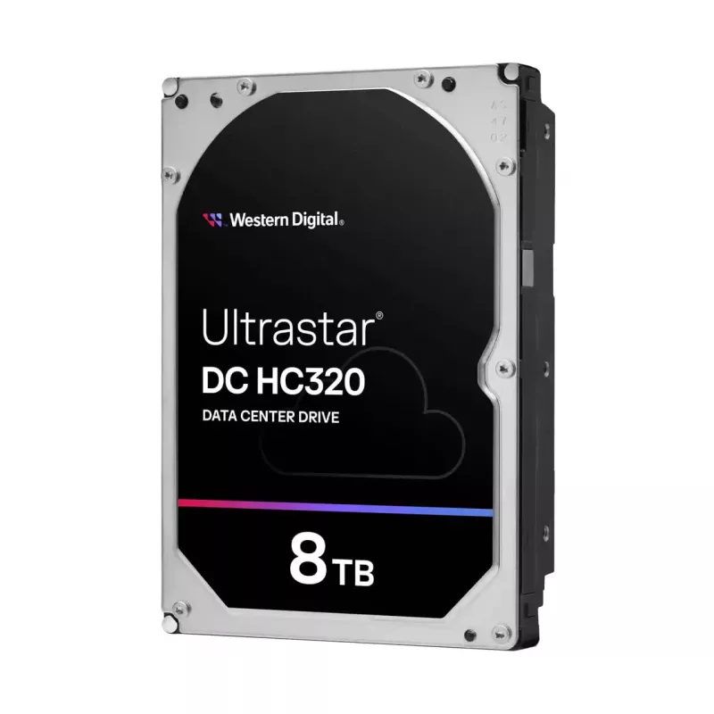 Sisemine 3,5-tolline SAS-kõvaketas Western Digital Ultrastar DC HC320 8 TB, 7200 p/min, 12 Gbit/s, 256 MB vahemälu