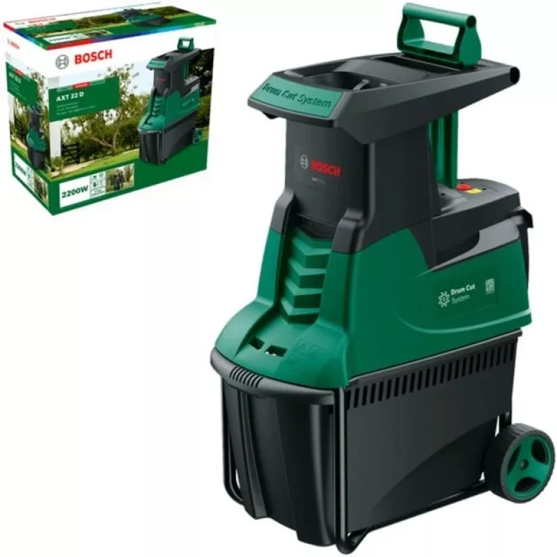 vaikne purustaja AXT 22 D, lõikamisrull Roheline/must, 2200 W