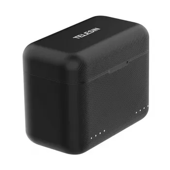 Kahe kanaliga laadija Telesin S0-BCG-03-TIS Insta360 X3-le — kahe akuga laadimisjaam