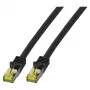 EFB-Elektronik RJ45 paigakaabel Cat.6A S/FTP LSZHCat.7 toorkaabel must 1,5m Tootja: EFB Elektronik (MK7001.1,5B)