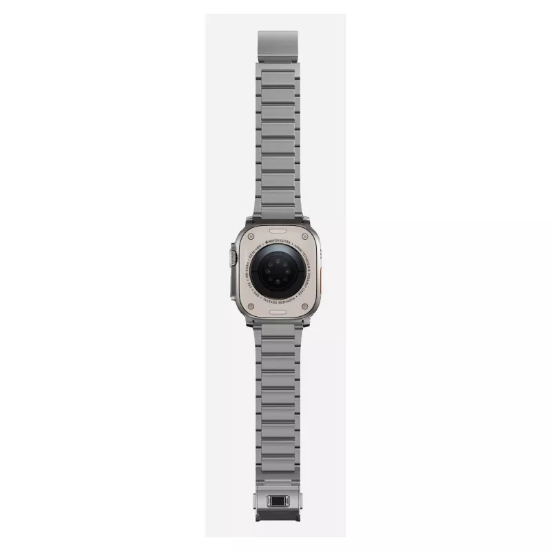 NOMAD Titanium Band for Apple Watch 46mm/49mm Hõbedane