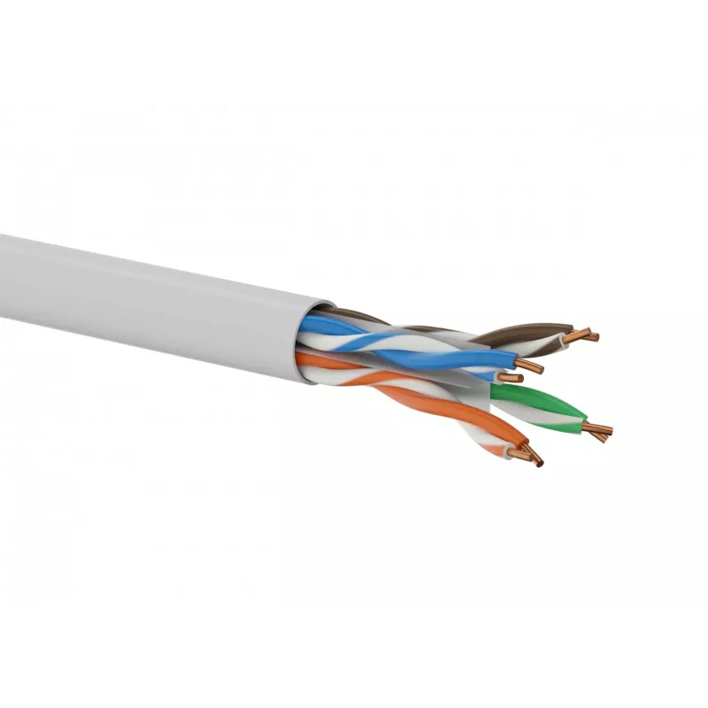Võrgukaabel Alantec KIU6LSOH305D U/UTP Cat6, 305 m, Hall, 24 AWG