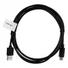 USB A – USB C kaabel LANBERG CA-USBO-20CU-0018-BK — USB 2.0, 1,8 m, must