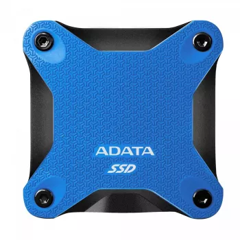 Väline SSD ADATA SD620 512 GB, USB 3.2 Gen 2 Micro-USB B, sinine, silikoonkest, põrutuskindel