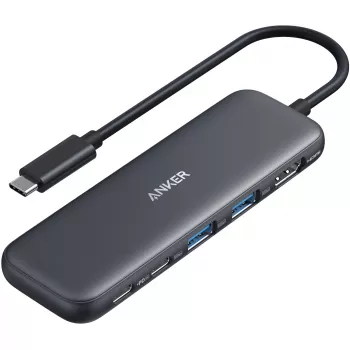 Anker 332 juhtmega USB 3.2 Gen 1 USB-C must 100W 4K Ultra HD