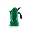 Moka pot BIALETTI Moka BREAK ALPINA — 3 tassi, roheline, alumiinium, bakeliidist käepide