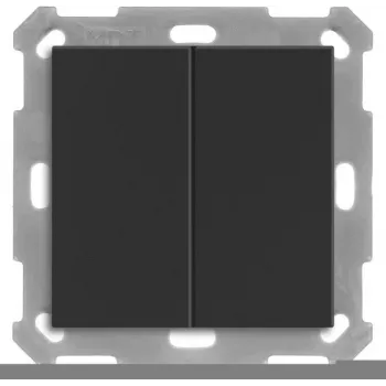 MDT BE-TAL55B206.01 KNX surunupp Light 55 Basic 2-käiguline Must matt Neutraalne 1 (BE-TAL55B206.01)